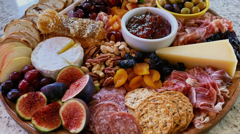 Honeycomb Charcuterie Board Ideas - Ames Farm Single Source Honey