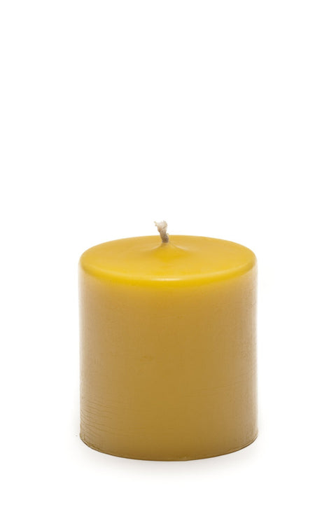Beeswax Candle 2.8" Pillar - Ames Farm Single Source Honey